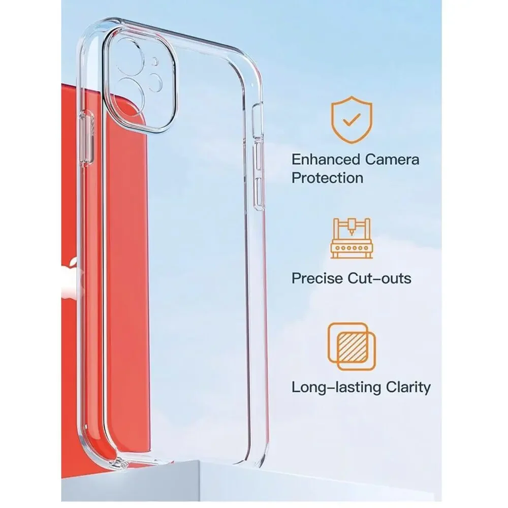 Compatible with iPhone 11 Case, and [2 x Tempered Glass Screen 6.1 Inch Clear..